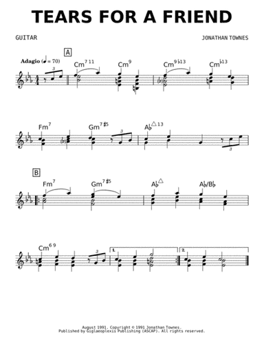 Tears For A Friend (guitar)