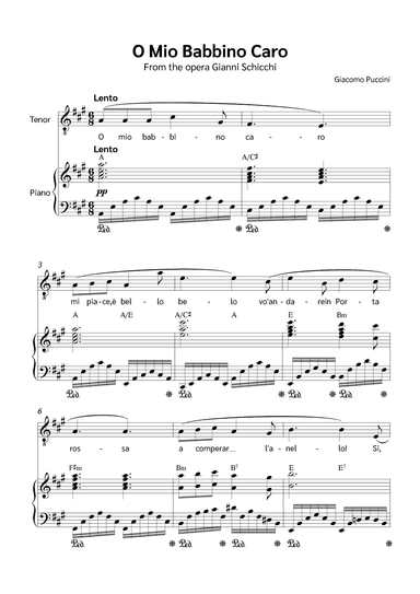 O Mio Babbino Caro (arr. Jackson Spindler)