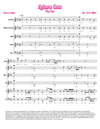Adore You (arr. O.G. Miller)