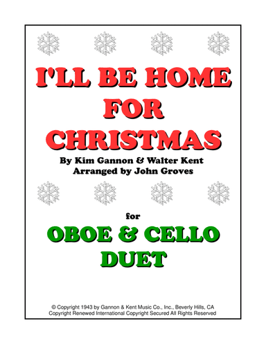 I'll Be Home For Christmas (arr. John Groves)