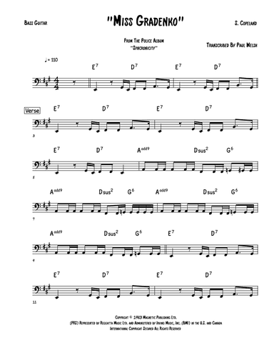 Miss Gradenko (arr. Accubass)