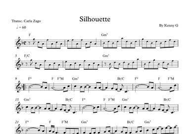 Silhouette (arr. Carla Zago)