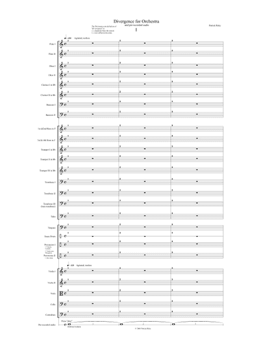 Divergence for Orchestra