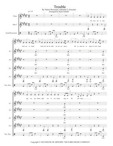 Trouble (arr. Katie Schuld)