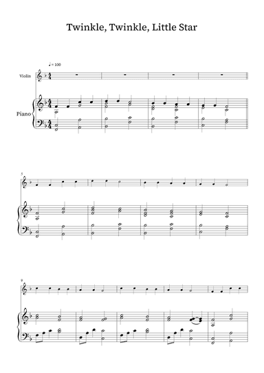 Twinkle Twinkle Little Star (arr. Richard Nicks)
