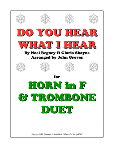 Do You Hear What I Hear (arr. John Groves)