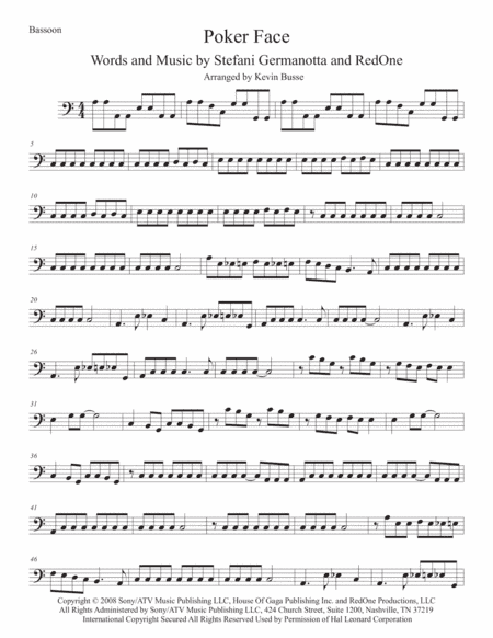 Poker Face (arr. Kevin Busse)