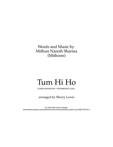 Tum Hi Ho (arr. Sherry Lewis)