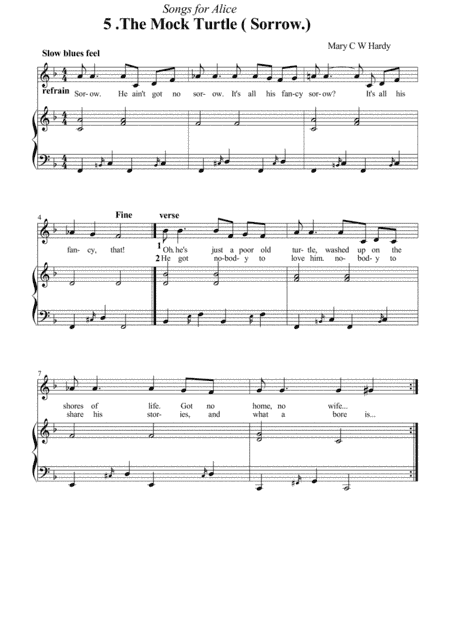 Songs for Alice 5 The Mock Turtle