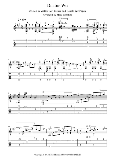 Dr. Wu (arr. Marc E Gerstine)