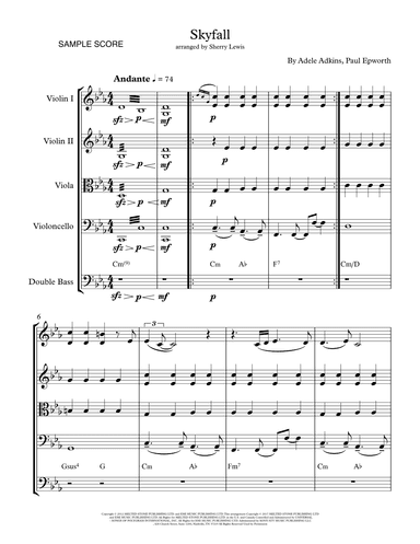 Skyfall (arr. Sherry Lewis)