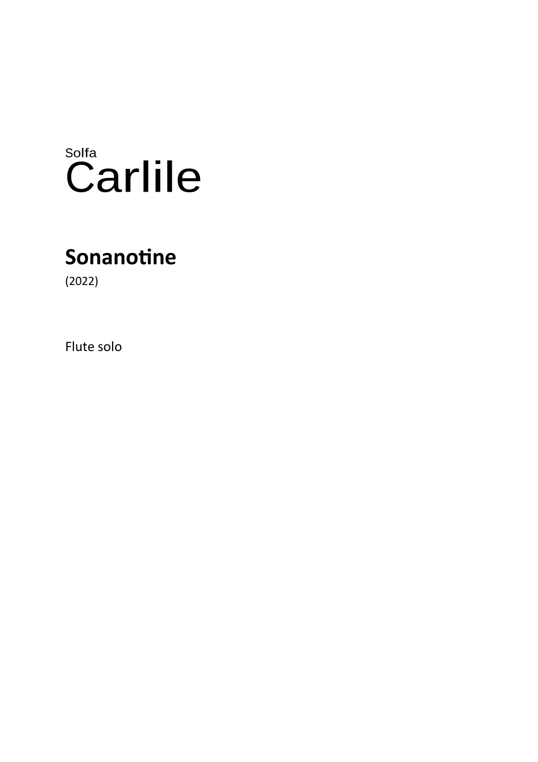 Sonanotine