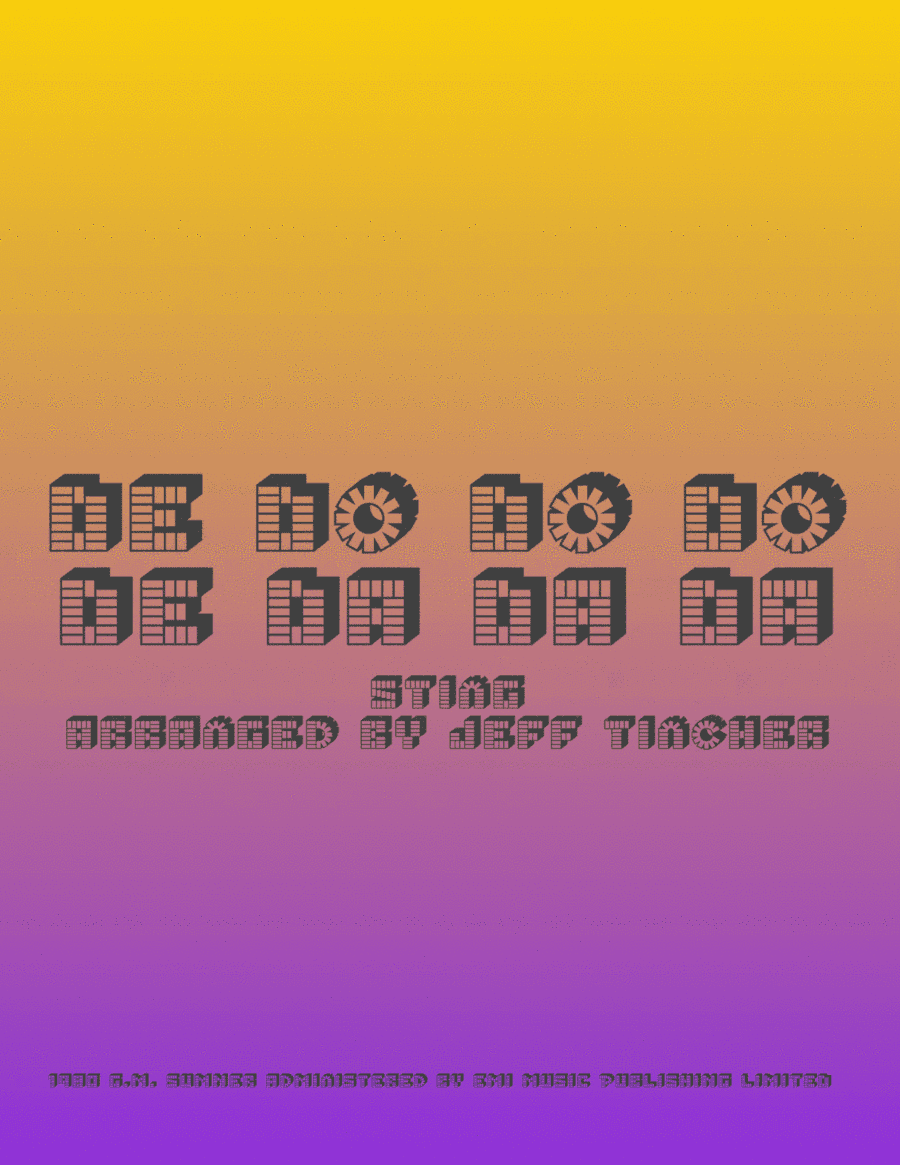 De Do Do Do, De Da Da Da (arr. Jeff Tincher)