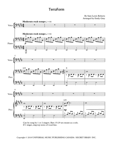 Terraform (arr. Emily Gray)