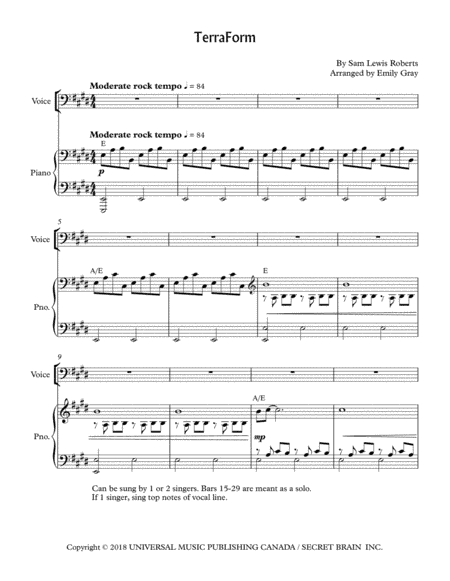 Terraform (arr. Emily Gray)