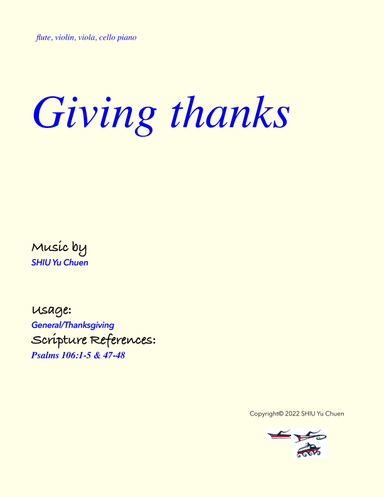 giving thanks