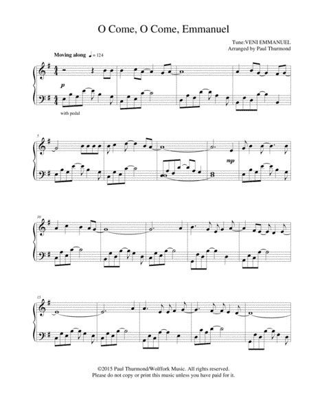 O Come, O Come, Emmanuel (arr. Paul Thurmond)