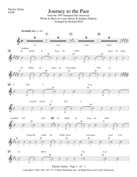 Journey To The Past (arr. arr. Richard Wolf)
