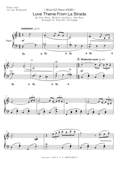 Love Theme From La Strada (arr. Tsuyoshi Yoroiguma)