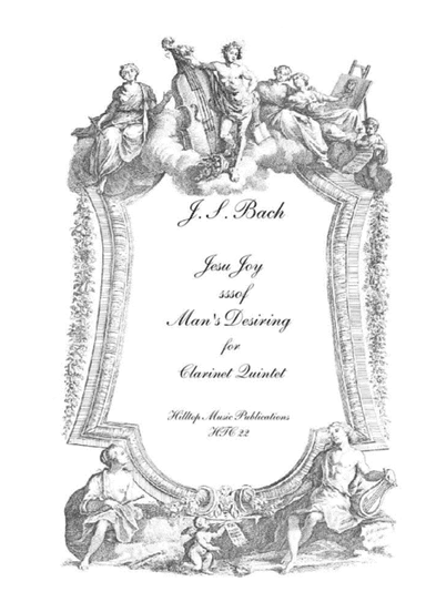 Jesu Joy of Man's Desiring arr. four equal clarinets (arr. A. L. Wyver)