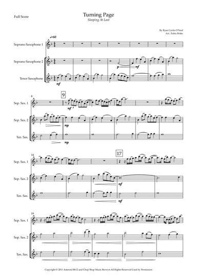 Turning Page (arr. Fabio Britto)
