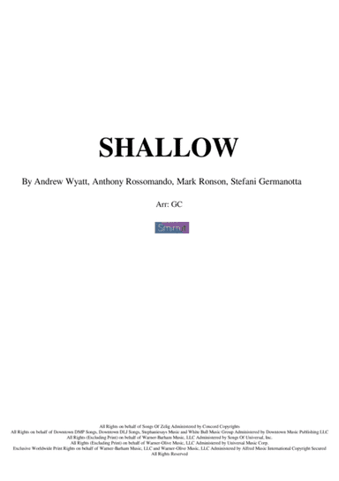 Shallow (arr. GC)
