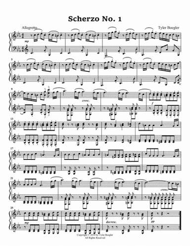 Scherzo No. 1
