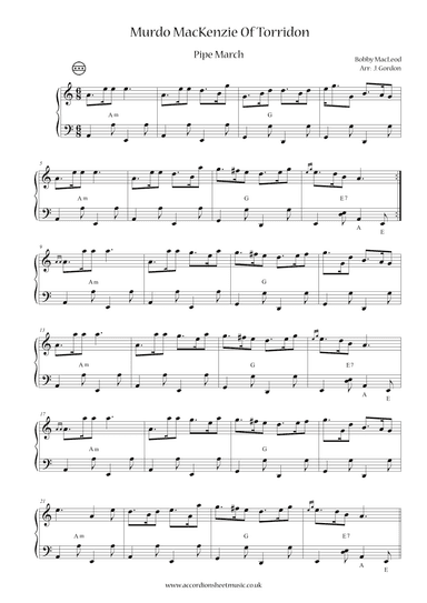 Murdo MacKenzie Of Torridon (arr. Julia Gordon)