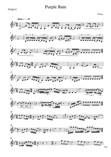 Purple Rain (arr. Jo Montgomery)