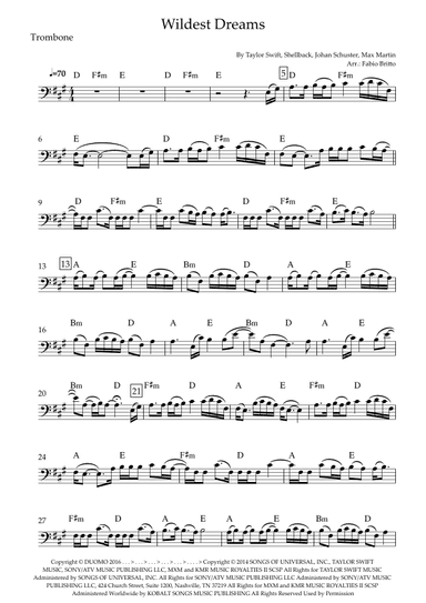 Wildest Dreams (arr. Fabio Britto)