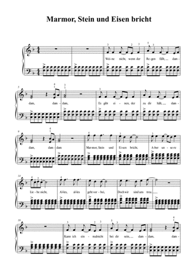 Marmor Stein Und Eisenbricht (arr. Thomas Jancso)