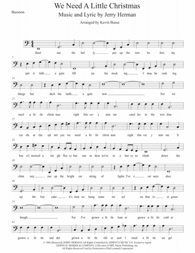 We Need A Little Christmas (arr. Kevin Busse)