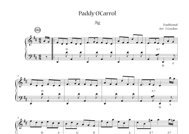 Paddy O'Carrol (arr. Julia Gordon)
