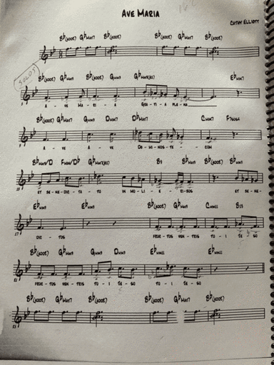 Jazz Ave María (Jazz Lead Sheet)