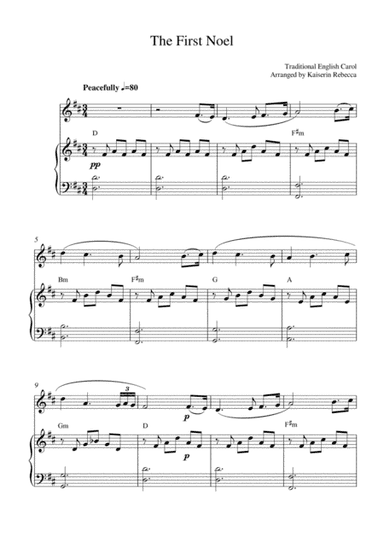 The First Noel (arr. Kaiserin Rebecca)