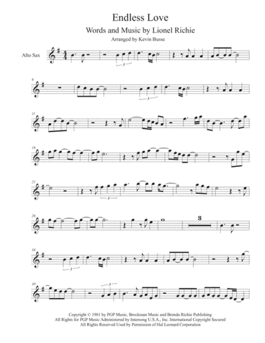 Endless Love (arr. Kevin Busse)