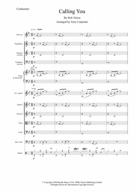 Calling You (arr. Terry Carpenter)