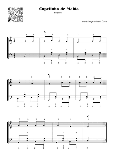 Capelinha de melão - Fase2 (arr. Sérgio Matias da Cunha)