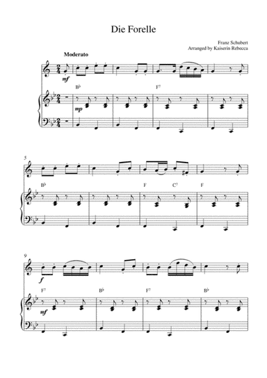 Die Forelle (arr. Kaiserin Rebecca)