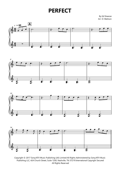Perfect (arr. D. Wattson)