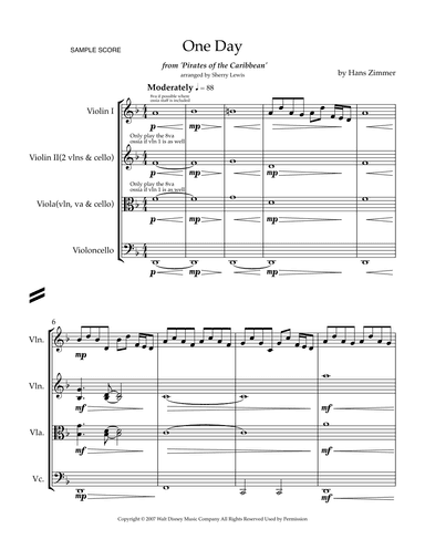 One Day (arr. Sherry Lewis)