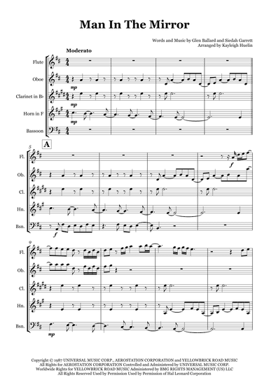 Man In The Mirror (arr. Kayleigh Huelin)