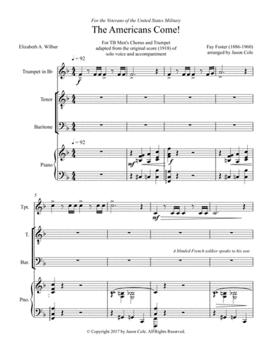 The Americans Come! (arr. Jason Cole)