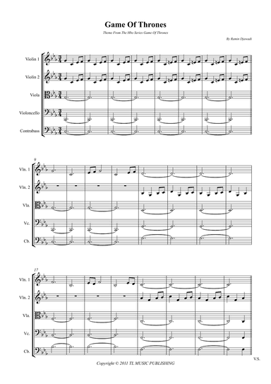 Game Of Thrones (arr. Wesley S. SIlva)
