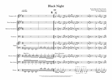 Black Night (arr. Daryl McKenzie)