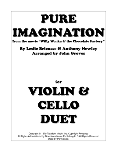 Pure Imagination (arr. John Groves)