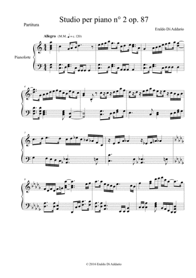 Studio per piano n° 2 op. 87