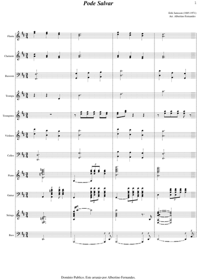 Pode Salvar (arr. Albertino Fernandes)