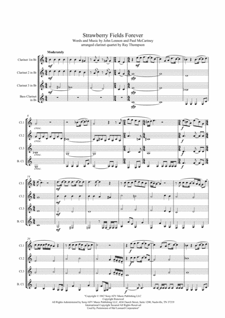 Strawberry Fields Forever (arr. Ray Thompson)
