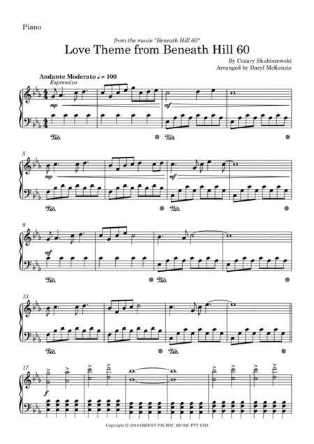 Love (from Beneath Hill 60) (arr. Daryl McKenzie)